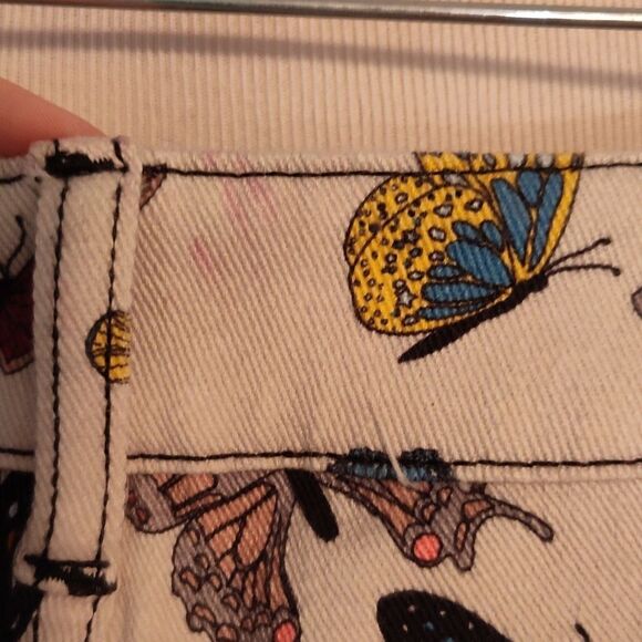 delias by Dolls Kill Miss Monarch Butterfly Jeans size small - Picture 5 of 12